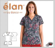 Barco Elan Arielle Women's 2 Pocket Sweetheart V-Neck Barco Elan Arielle Women's 2 Pocket Sweetheart V-Neck
