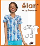 Barco Elan Waterfall V-Neck Scrub Top