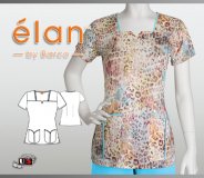 Barco Elan Printd Top Josephine 2 Tulip Pckt Notched Square Neck Barco Elan Printd Top Josephine 2 Tulip Pckt Notched Square Neck