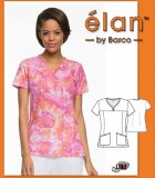 Barco Elan Rhapsody V-Neck Scrub Top Barco Elan Rhapsody V-Neck Scrub Top