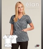 Barco Elan Wildcat V-Neck Scrub Top